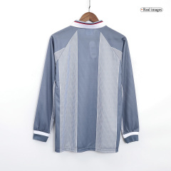 1996 Euro Cup England Retro Away Long Sleeve Jersey Replica
