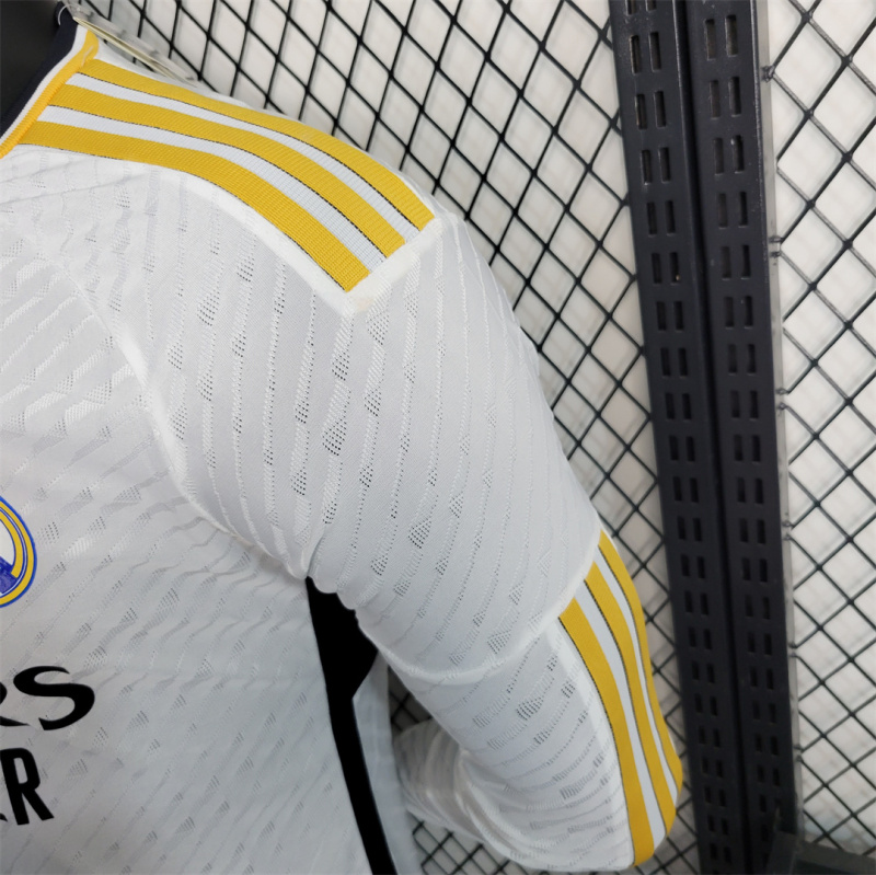 2023/24 Real Madrid Home Long Sleeve Jersey Player Version