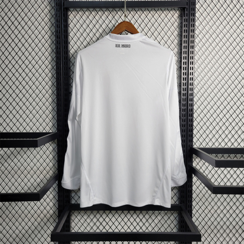 2010/11 Real Madrid Long Sleeve Retro Jersey Home