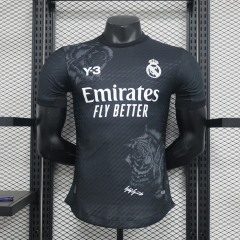 2023/24 Real Madrid Y-3 Fourth Jersey Black Player Version