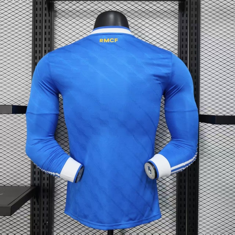 2025/26 Real Madrid Third Away Jersey Player Version Long Sleeve
