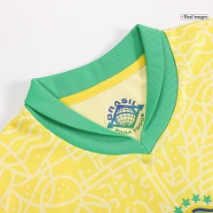 2024 Copa America Brazil Home Kids Jersey