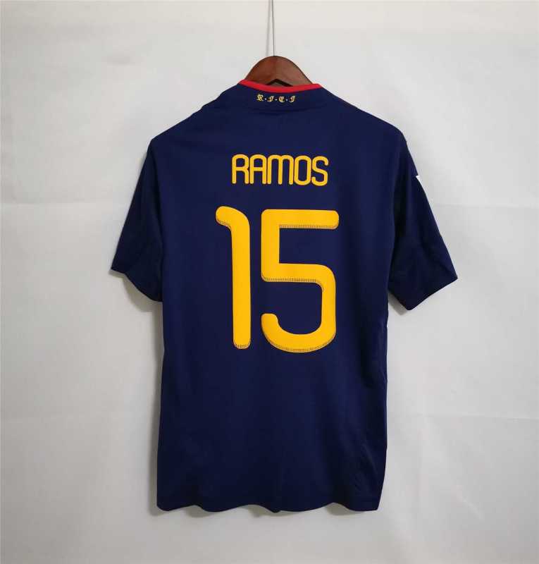 2010 World Cup Spain Away Retro Jersey