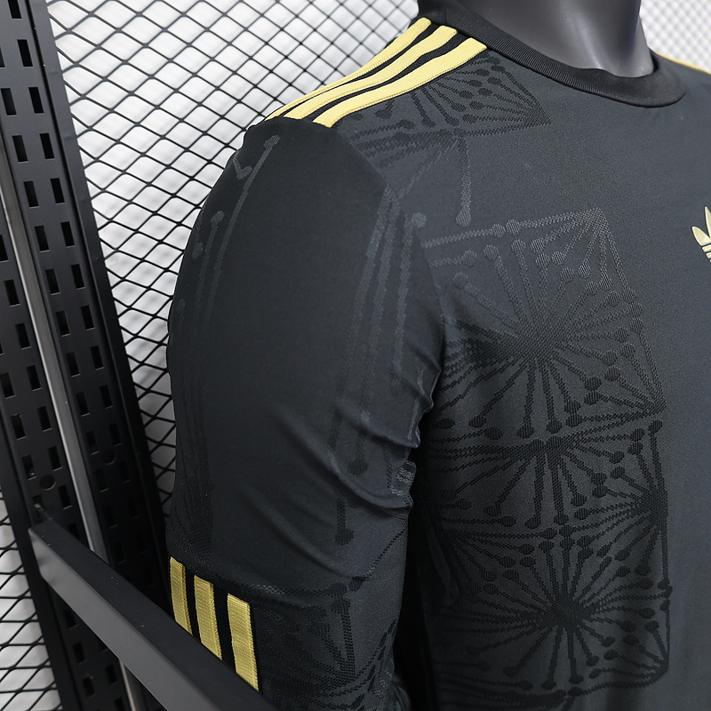 2025/26 Mexico Black Special Player Version Long Sleeve Jersey