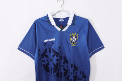 1996 Brazil Away Retro Jersey  