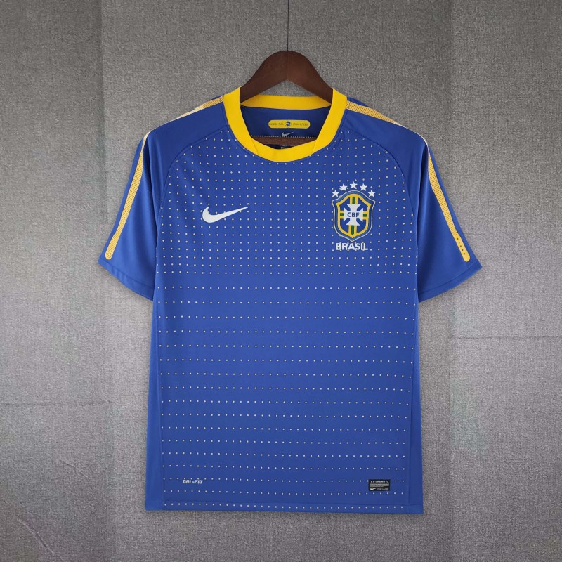 2010 World Cup Brazil Away Retro Jersey  