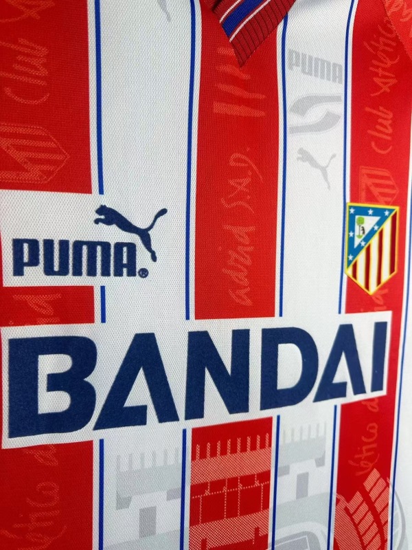 1996/97 Atletico Madrid Home Retro Jersey