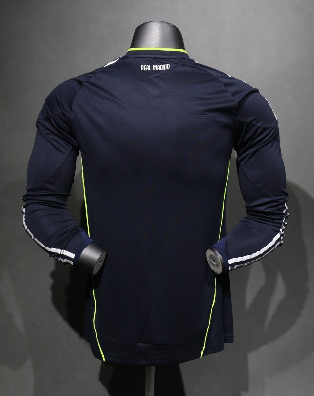 2010/11 Real Madrid Away Retro Jersey Player Version Long Sleeve