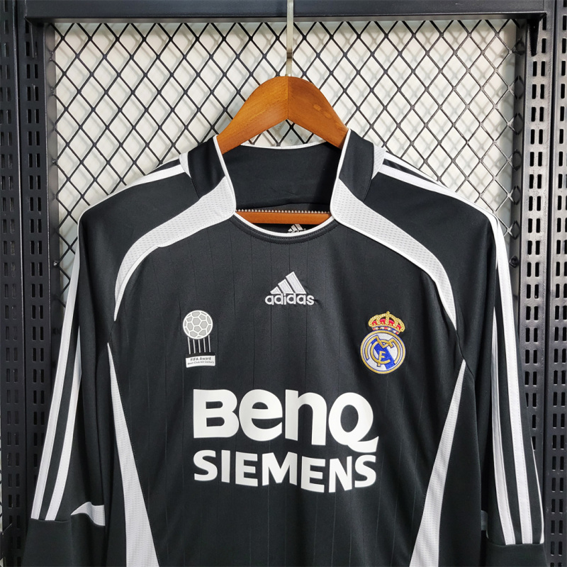 2006/07 Real Madrid Long Sleeve Retro Jersey Third Away