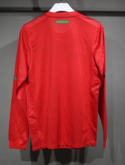 2010 World Cup Portugal Home Retro Jersey Player Version Long Sleeve