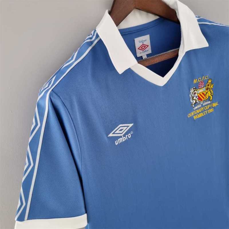 1981/82 Manchester City Retro Home Jersey