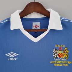 1981/82 Manchester City Retro Home Jersey