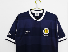 1986 World Cup Scotland Home Retro Jersey 