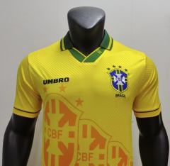 1996 Brazil Home Retro Jersey  