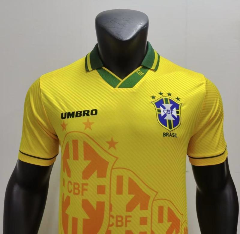 1996 Brazil Home Retro Jersey  