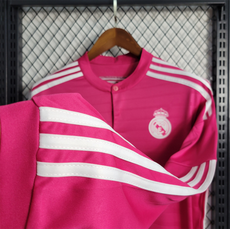 2014/15 Real Madrid Retro Long Sleeve Jersey Away