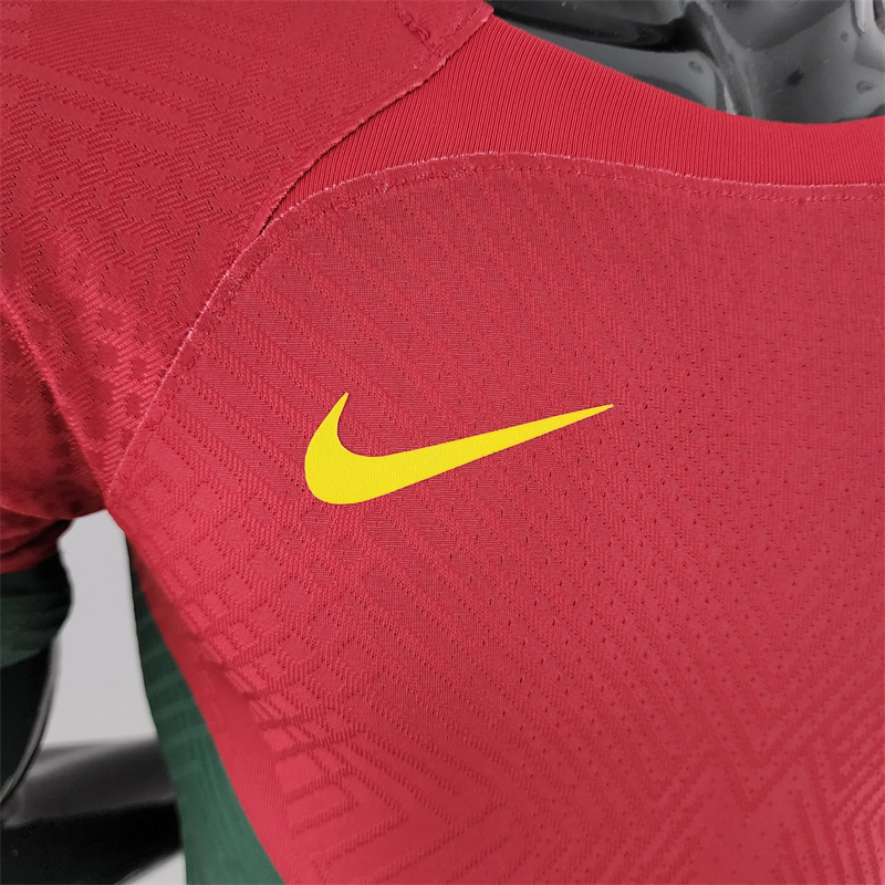 2022 World Cup Portugal Home Retro Jersey Player Version