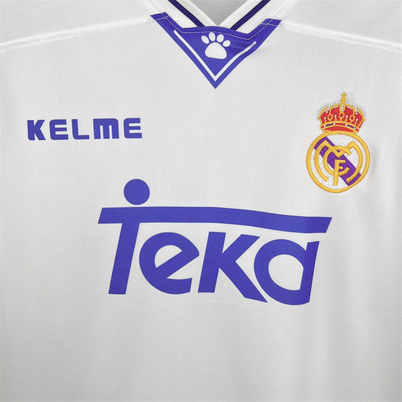 1996/97 Real Madrid Retro Jersey Home