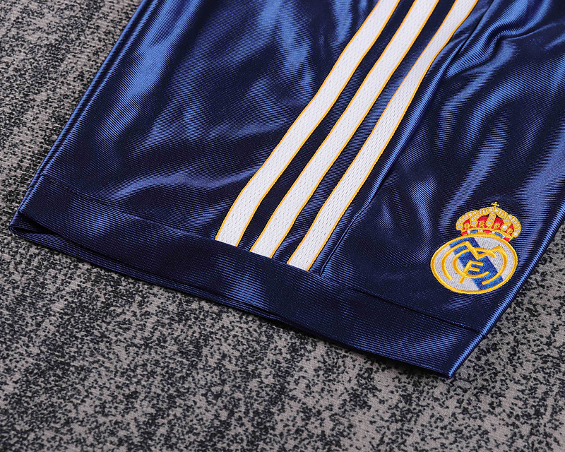 1998-00 Real Madrid Kids Kit Retro Jersey Second away Size: 16-28