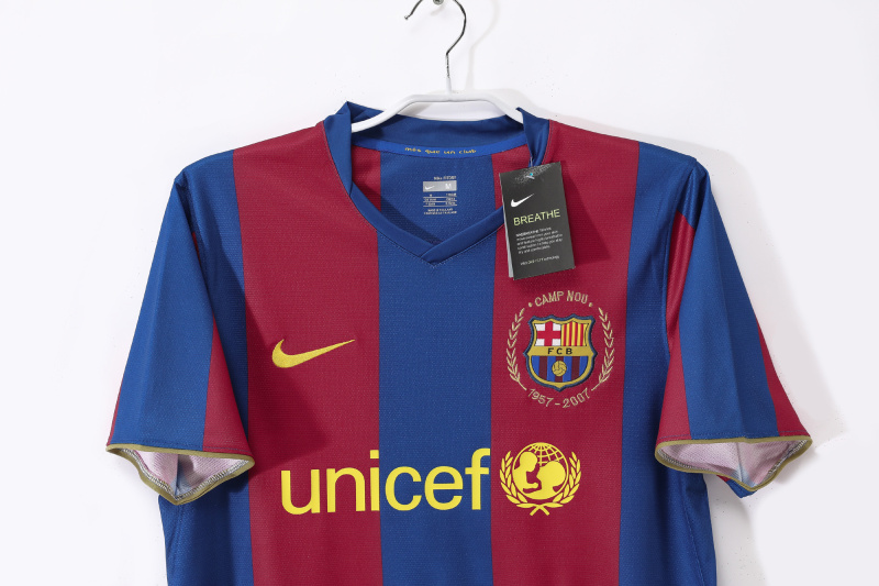 2007/08 Barcelona Home Retro Jersey