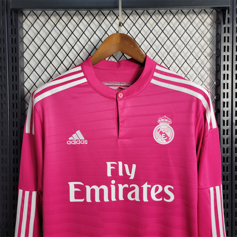 2014/15 Real Madrid Retro Long Sleeve Jersey Away