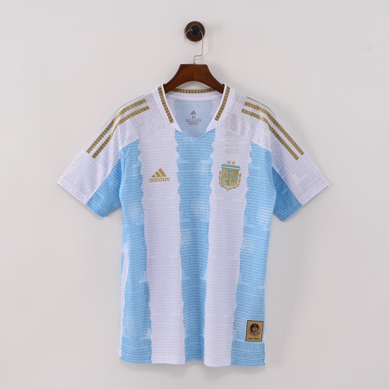 2021 Argentina Training Retro Jersey  