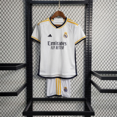 2023/24 Real Madrid Home Jersey Kids Kit