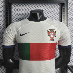 2022 World Cup Portugal Away Retro Jersey Player Version