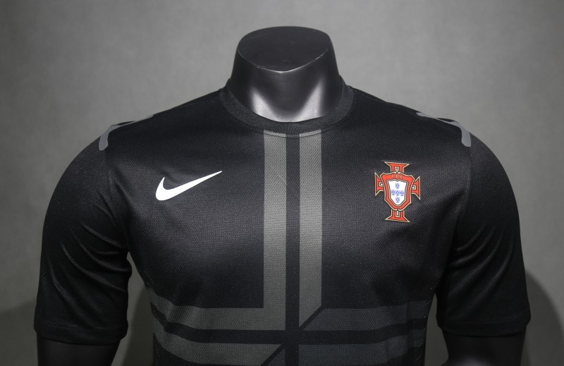 2013 Portugal Away Retro Jersey Player Version Long Sleeve