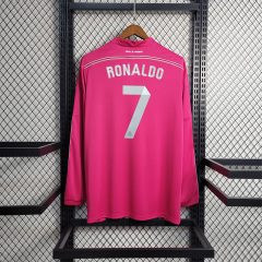 2014/15 Real Madrid Retro Long Sleeve Jersey Away