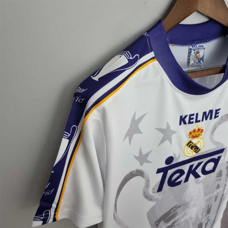 1997/98 Real Madrid Retro Jersey UCL Commemorate