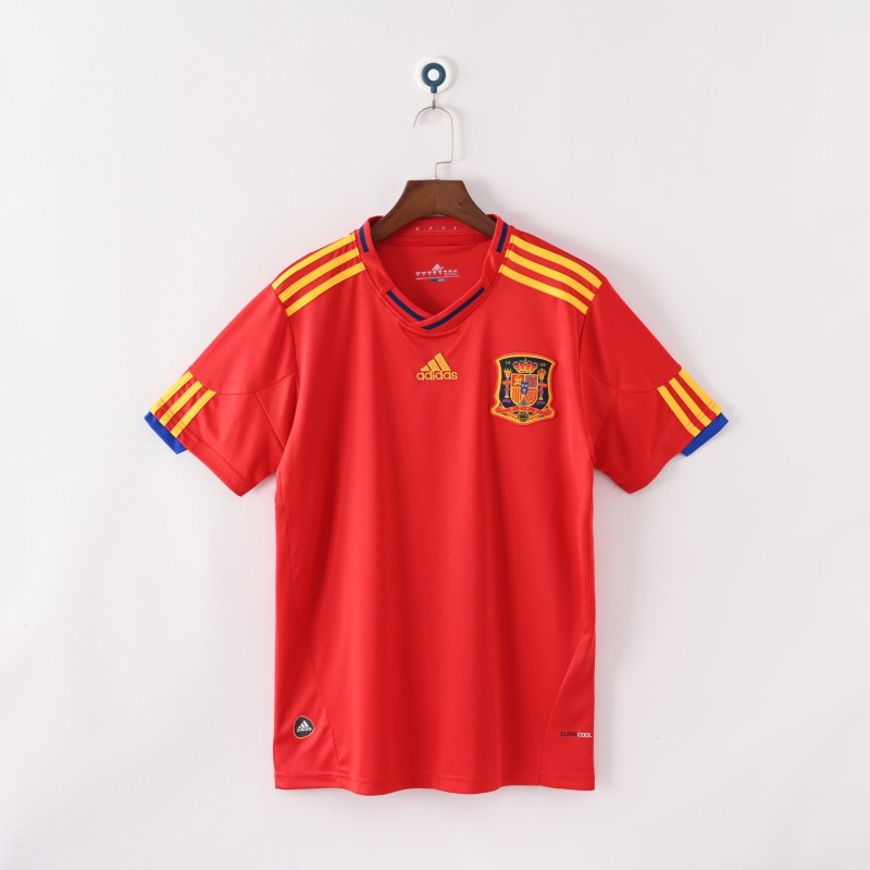 2010 World Cup Spain Home Retro Jersey