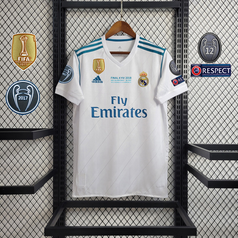 2017/18 Real Madrid Retro Jersey Home