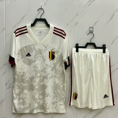 2020/21 Belgium Away Retro Kit Jersey (Jersey+Shorts)