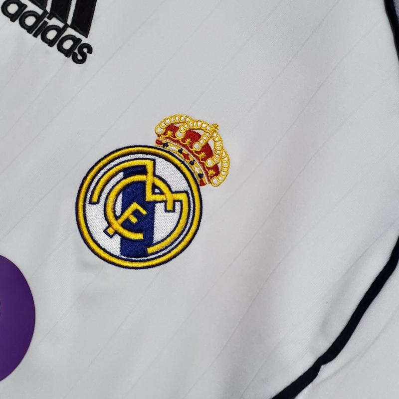 2006/07 Real Madrid Long sleeve Retro Jersey Home