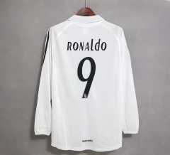 2005/06 Real Madrid Long sleeve Retro Jersey Home