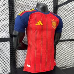 2026 World Cup Spain Home Jersey Player Version