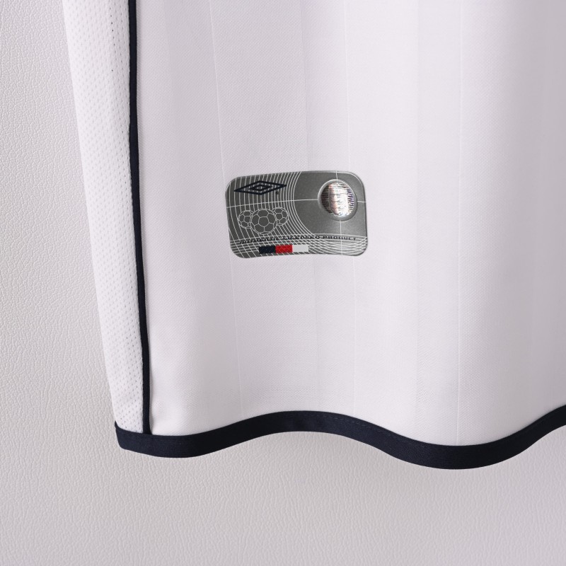 2002 World Cup England Home Retro Jersey
