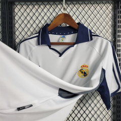 2000/01 Real Madrid Retro Jersey Home Size:S-XXL