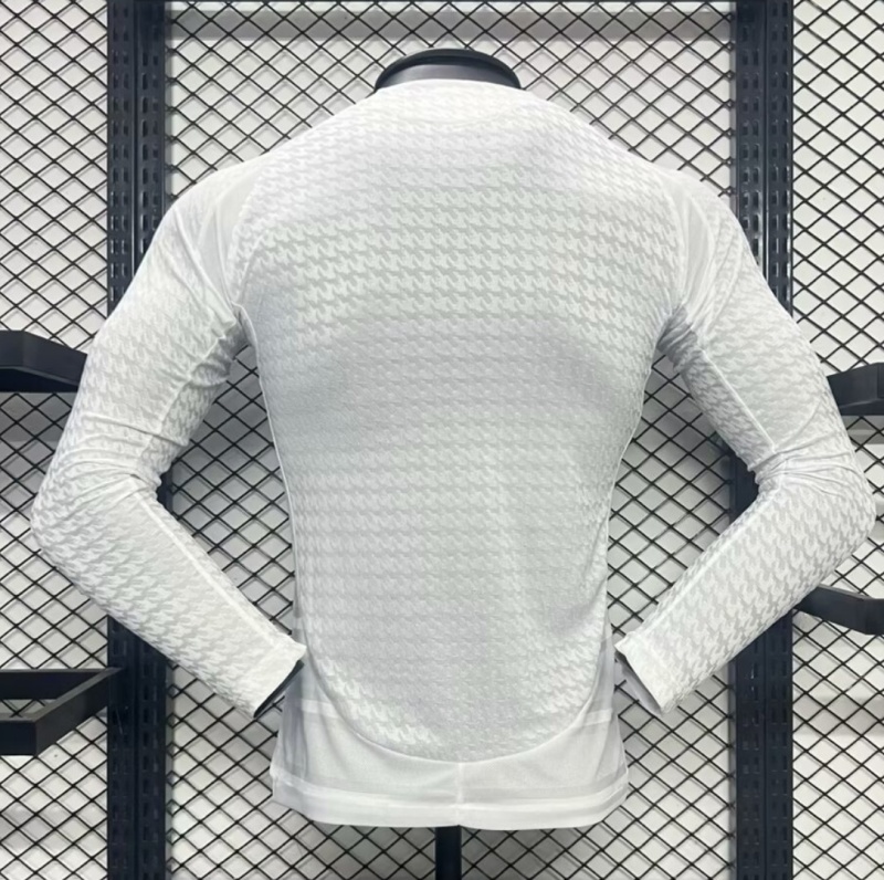 2024/25 Real Madrid Home Long Sleeve Jersey Player Version