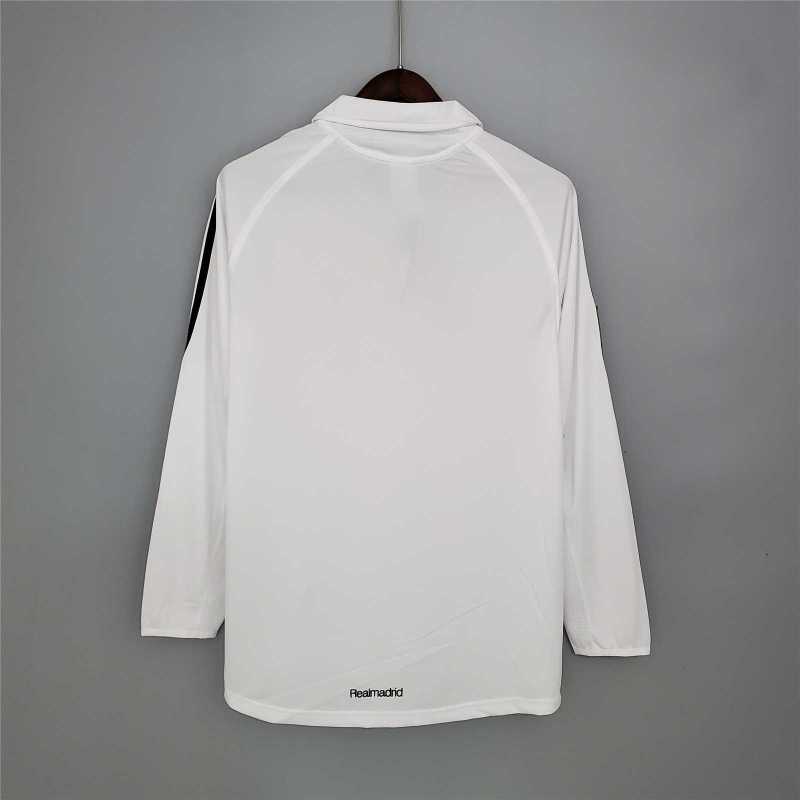 2005/06 Real Madrid Long sleeve Retro Jersey Home