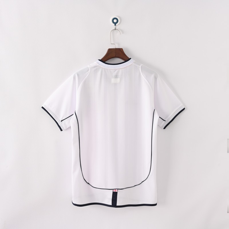 2002 World Cup England Home Retro Jersey