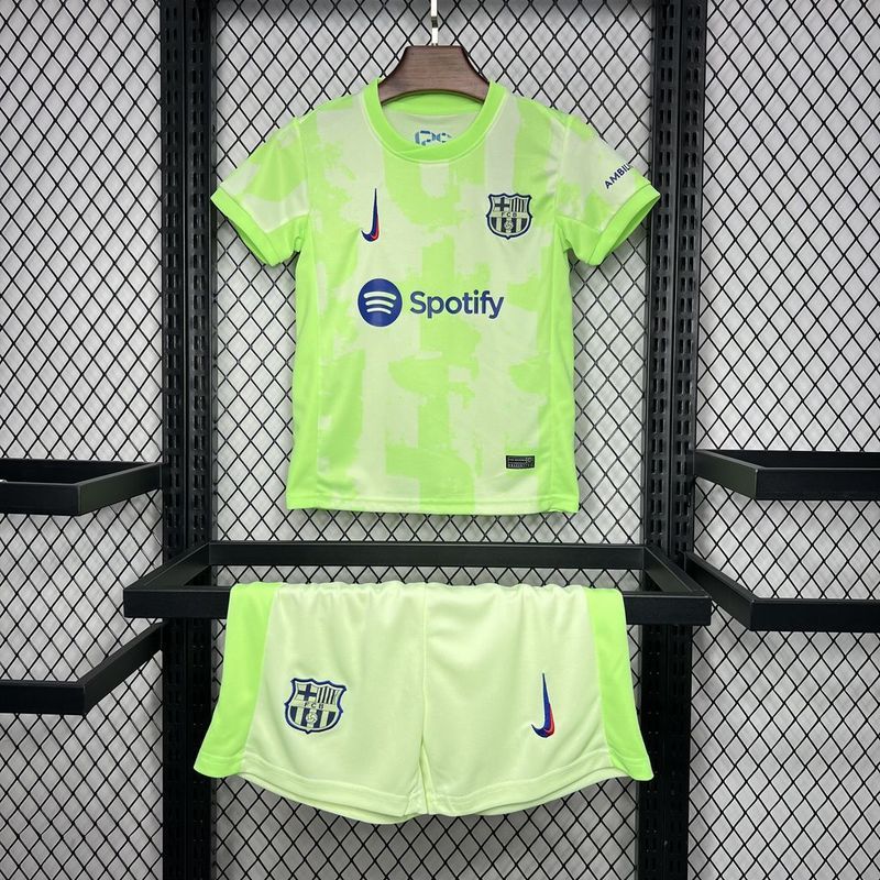 2024/25  Barcelona Third Away Kids Kit(Jersey+Short)