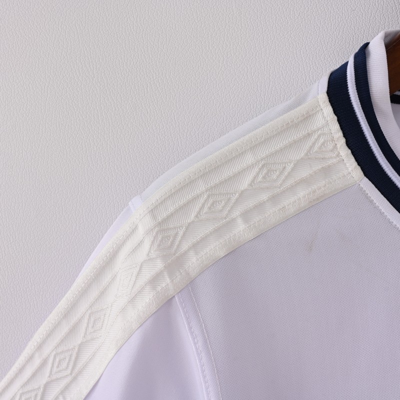 2000 England Retro Jersey Home Replica Euro Cup