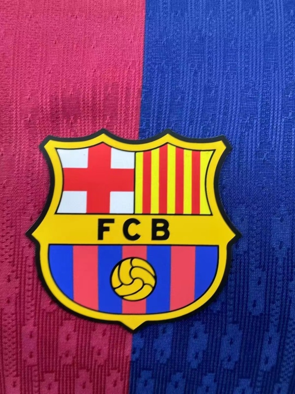 2024/25 Barcelona Home Jersey Long Sleeve Player Version