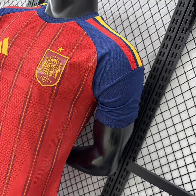 2026 World Cup Spain Home Jersey Player Version