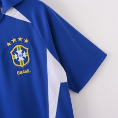 2002 World Cup Brazil  Away Retro Jersey