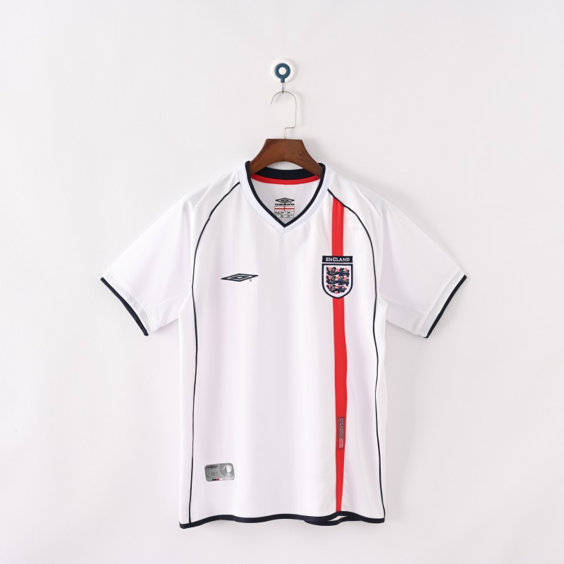 2002 World Cup England Home Retro Jersey