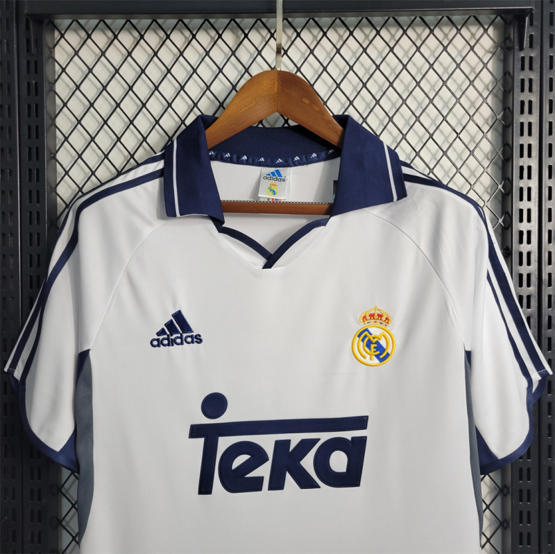 2000/01 Real Madrid Retro Jersey Home Size:S-XXL