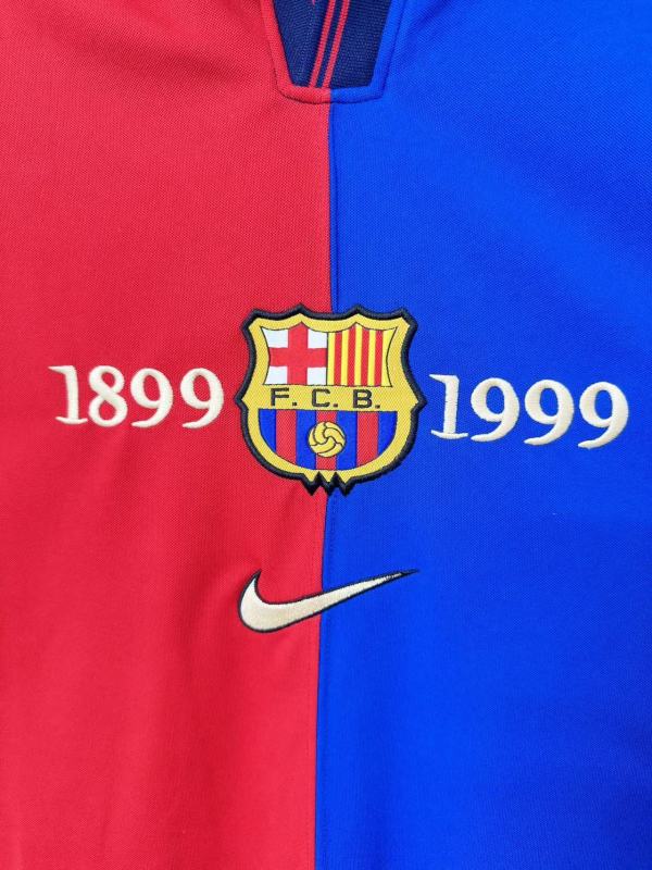 1899/99 Barcelona Home Retro Jersey 100-Yeas Anniversary 